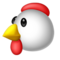 Chicken emoji on Apple